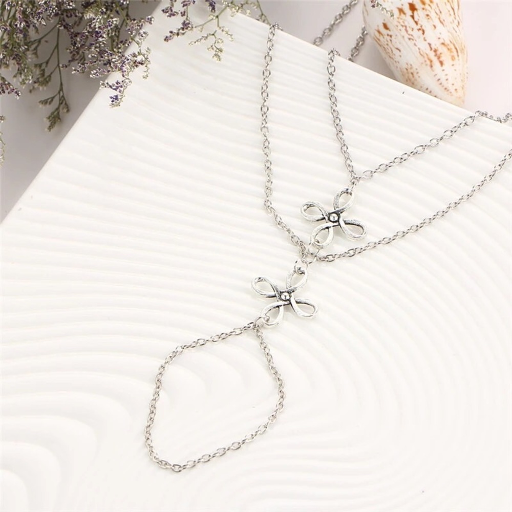 New Boho silver Color Chain Foot Anklet